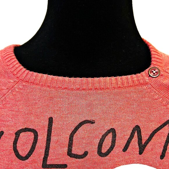 Volcom Stone NO REGRETS RAGLAN Graphic Sweater Limited Edition Pull-On Top Rare - Picture 8 of 13